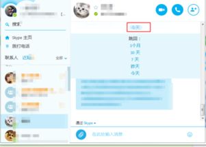 skype查看历史信息,重温往昔沟通瞬间